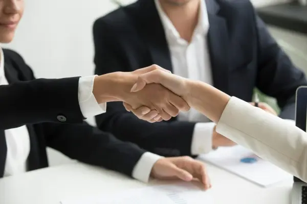Handshake representing client consultation